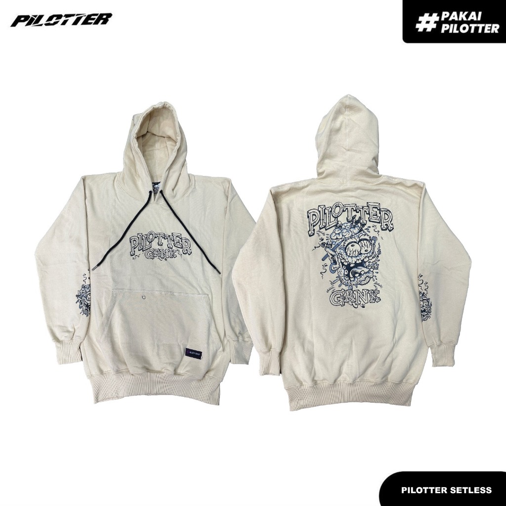 HOODIE PILOTTER SETLESS