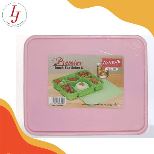 Tempat Bekal / Lunch Box Asvita Premier 6 sekat