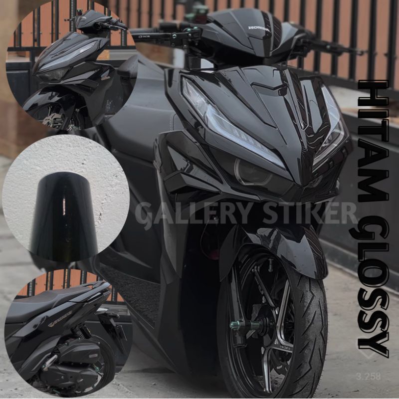 skotlet hitam glossy