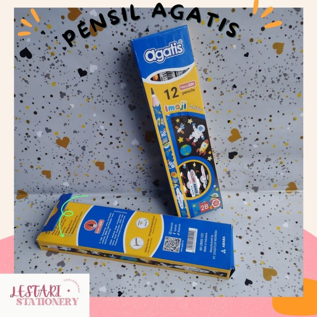 

Pensil Agatis Imaji Astronout | Pensil Motif | Pensil Murah | Pensil 2B Lestari Stationery