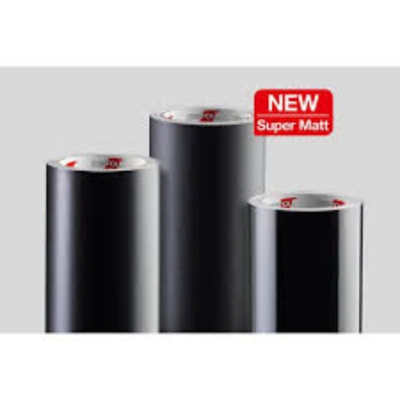 SKOTLET HITAM DOFF HITAM GLOSSY METALIK ORACAL 651 LEBAR 126CM