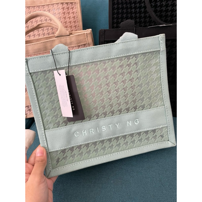 cristyng small 3 warna late mint hitam