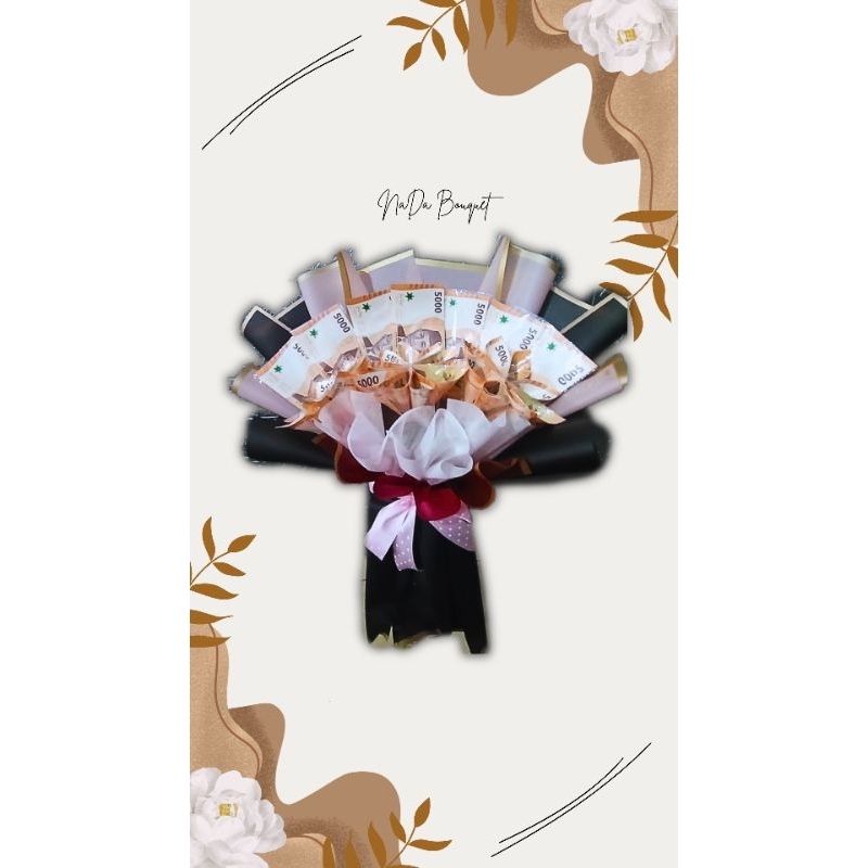 bouquet/buket uang 20 lembar
