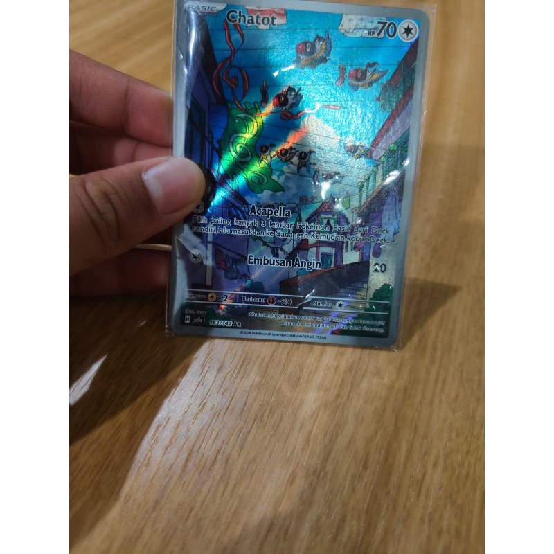 kartu pokemon chatot original