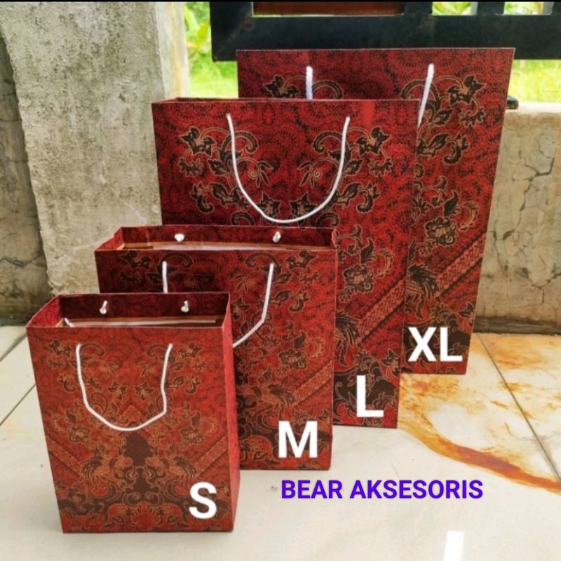 

paper bag batik