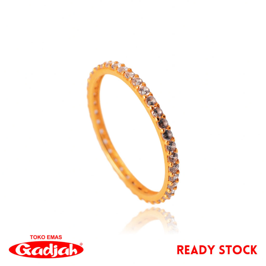 Cincin Emas Listring Full Mata Tabur - Toko Emas Gadjah