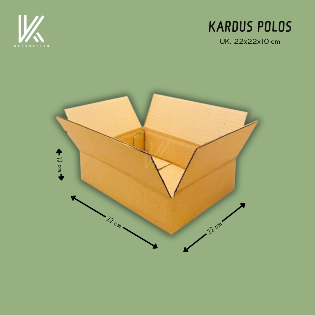 

KARDUS BOX POLOS BARU UK 22x12x10 CM