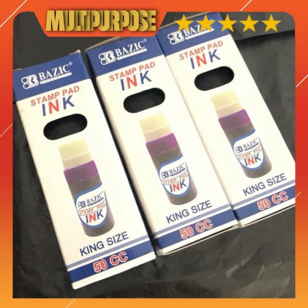

TINTA STEMPEL STAMP PAD INK BAZIC 50CC / TINTA STEMPEL / TINTA