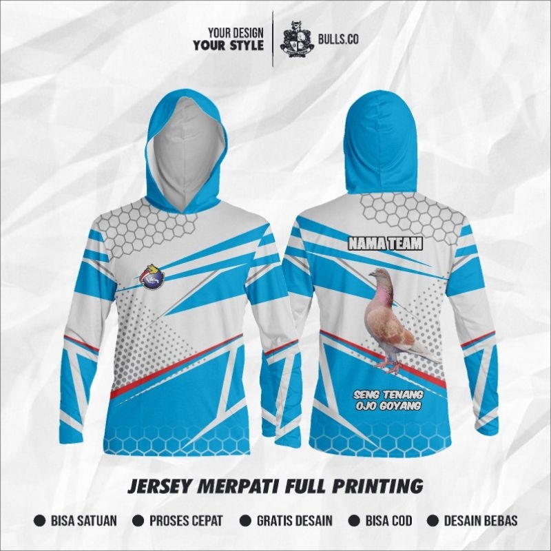 JERSEY MERPATI BALAP BERTOPI