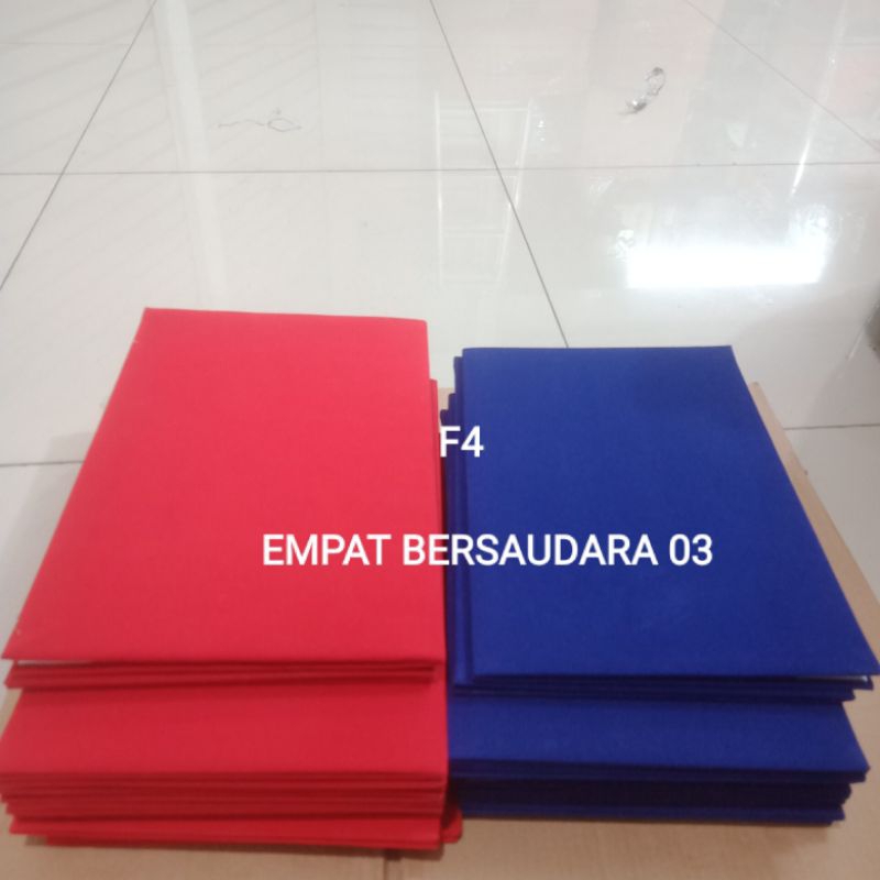 

MAP BIRU DAN MERAH POLOS UKURAN:F4 READY STOK.