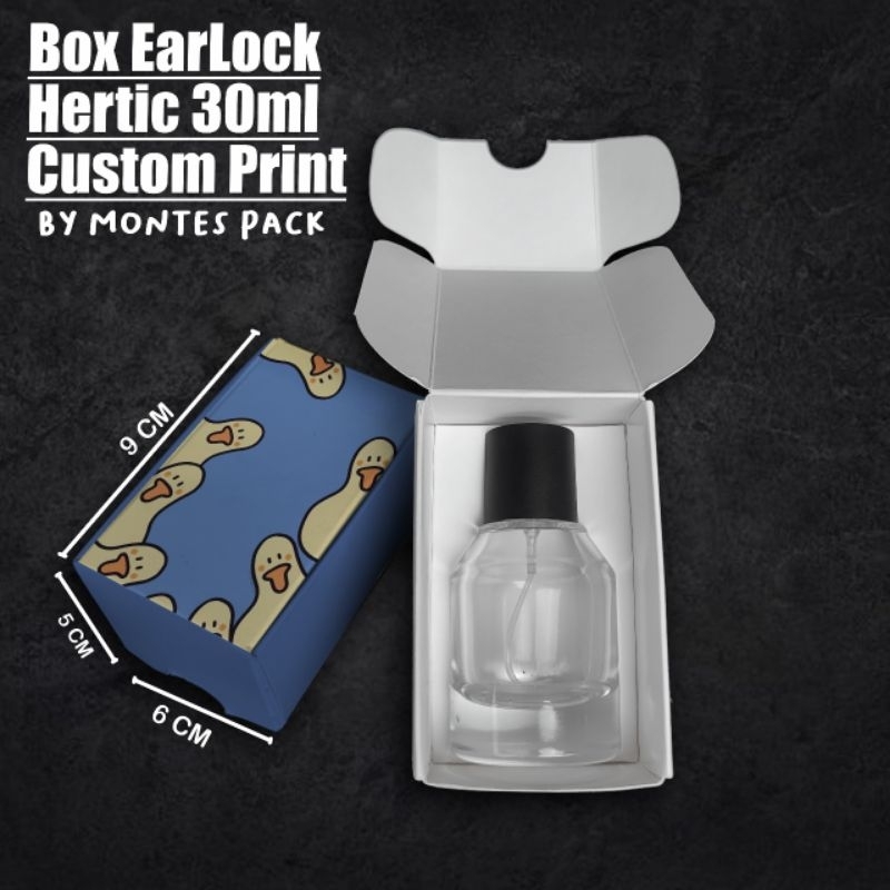 

BOX EARLOCK PRINT CUSTOM | untuk botol Hertic 30ml | box parfum Custom Printing