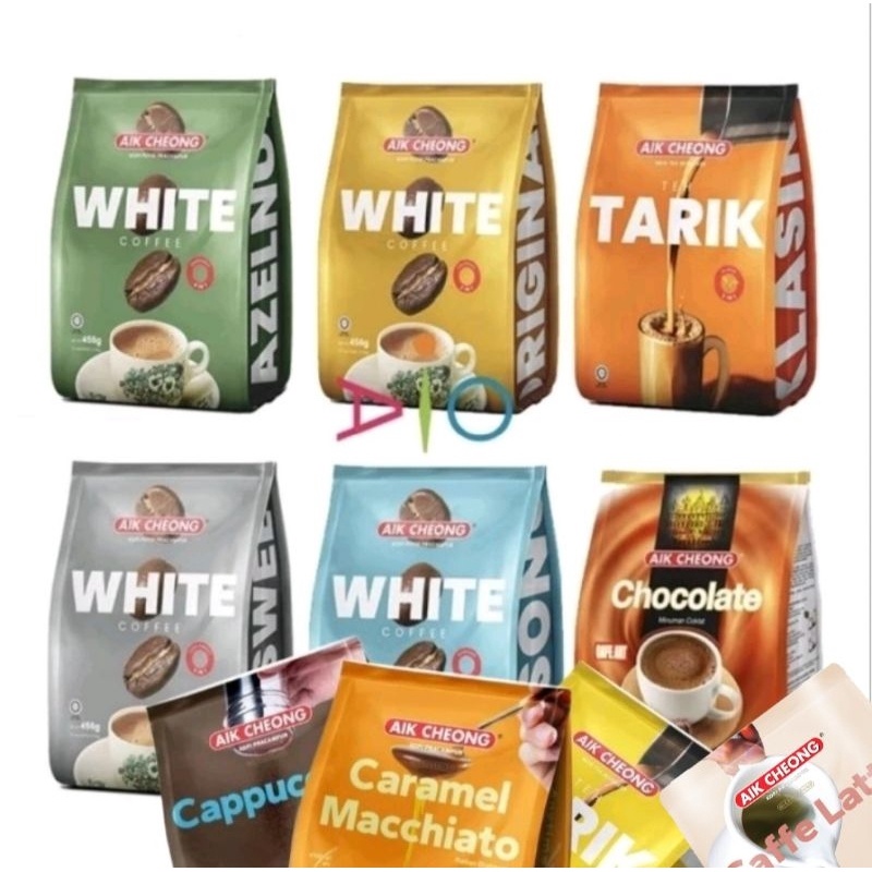 

Terlaris AIK CHEONG White Coffee Cafe Art Chocolate Teh Tarik