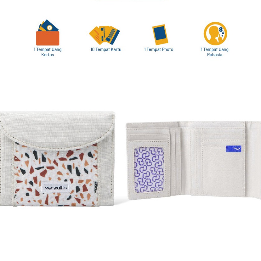 Wow Wallts Allegrata  Dompet Lipat Wanita