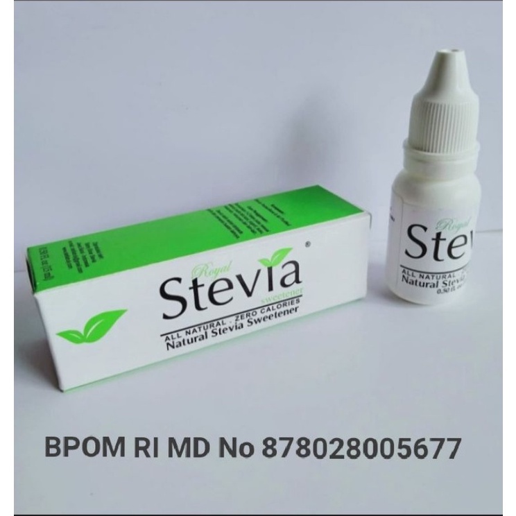 

Terlaris ROYAL STEVIA Tetes Stevia Sweetener Gula Cair 15 ml