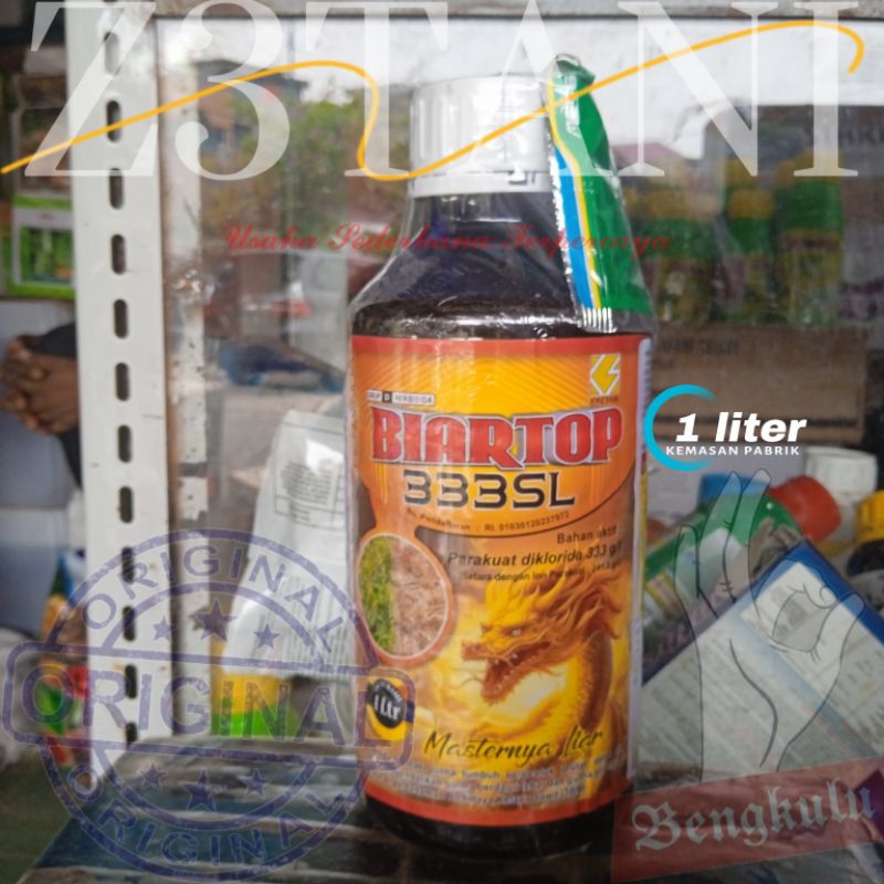 BIARTOP 333 SL 1L Herbisida Kontak Masternya Liar