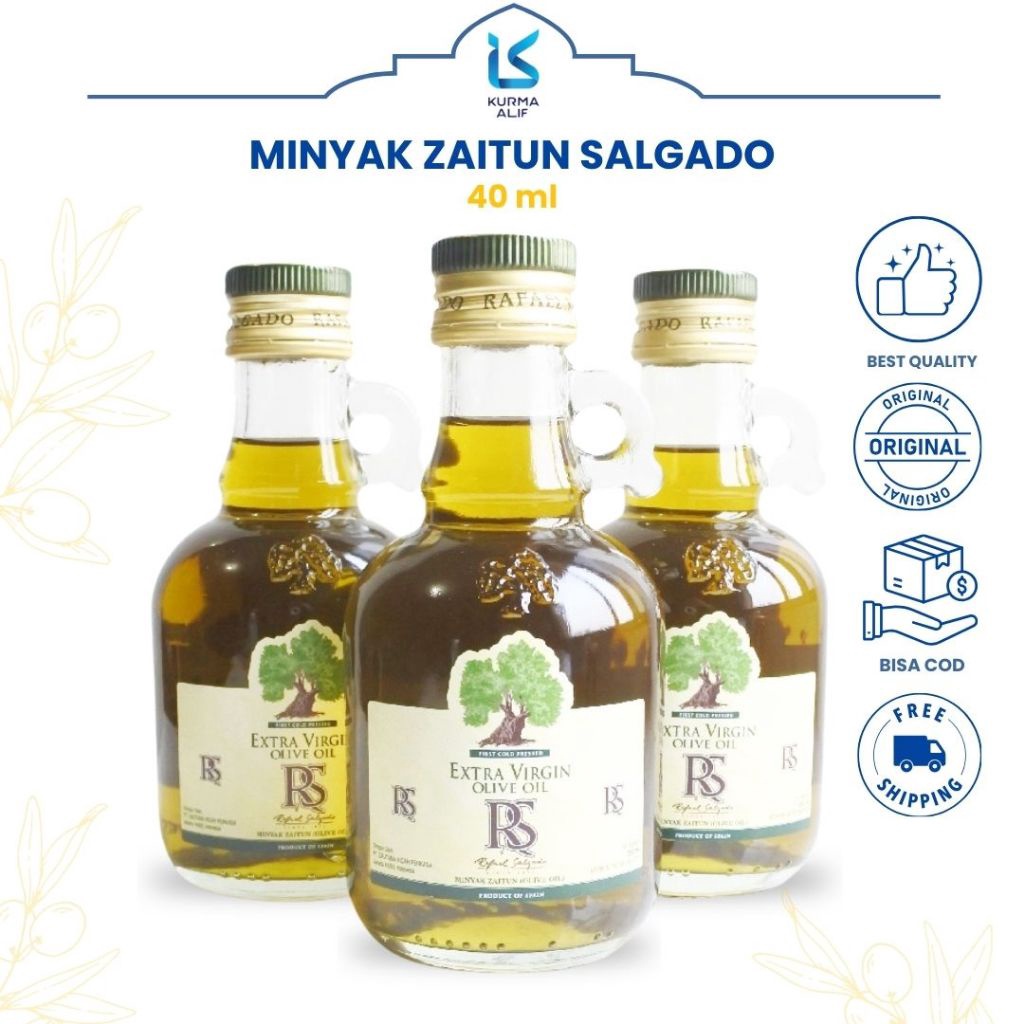

Termurah Minyak Zaitun 9 ml RS Salgado Olive Oil Extra Virgin