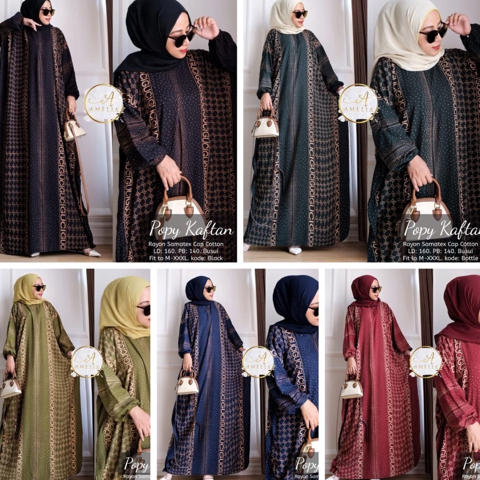 Kaftan Popy Kaftan Super Jumbo Daster Lowo Rayon By Afareen Mode