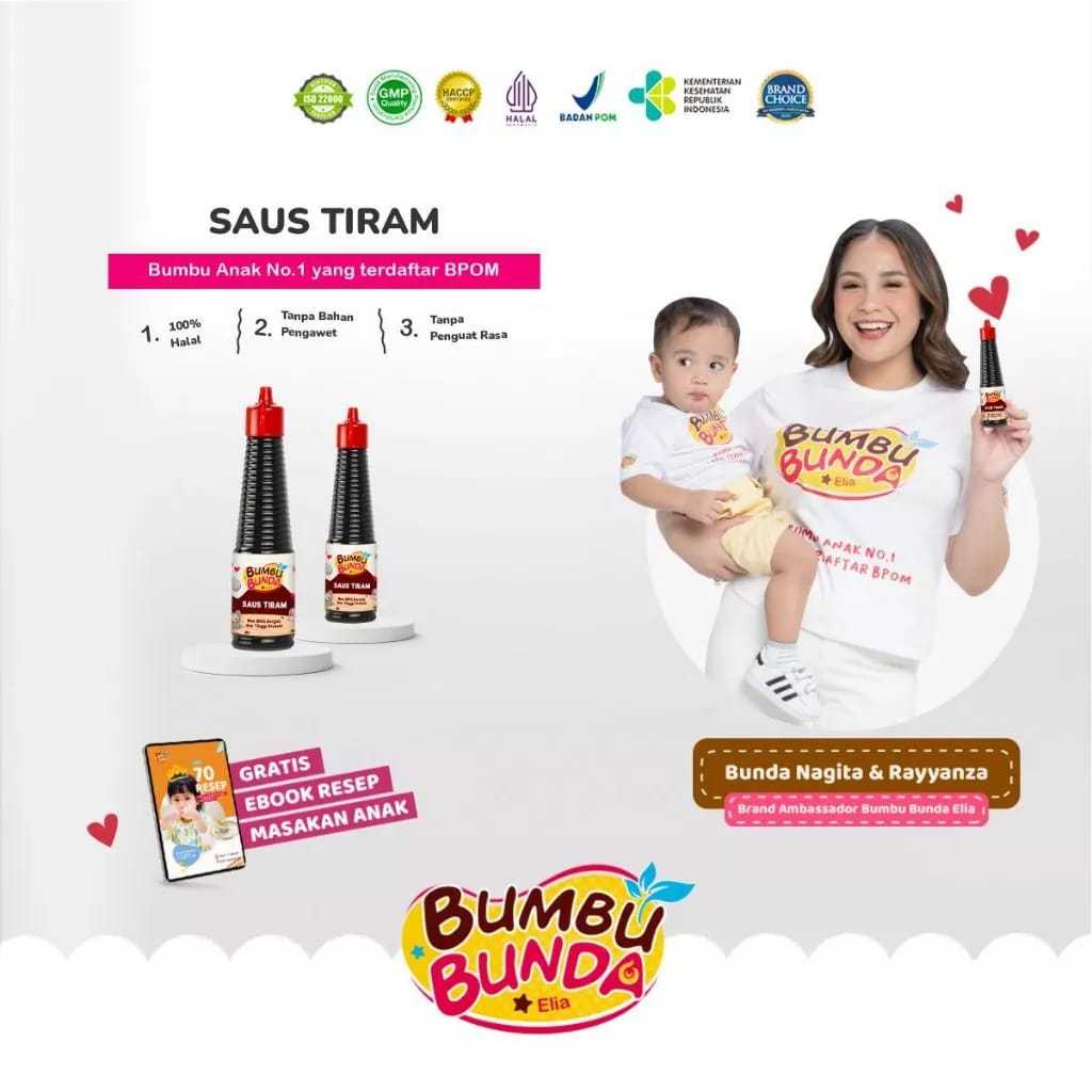 

BUMBU BUNDA Elia Saus Tiram 150ml / saos tiram bumbu masak / saos mpasi anak / saos terlaris / saos no msg