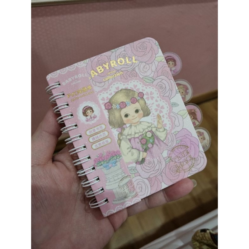 

notebook mini/ buku tulis mini doll / rose pink korea estetik