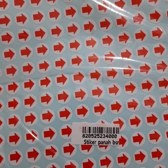 

Stiker Merah 1 CM Label Petunjuk Tanda Arah 1 PAK