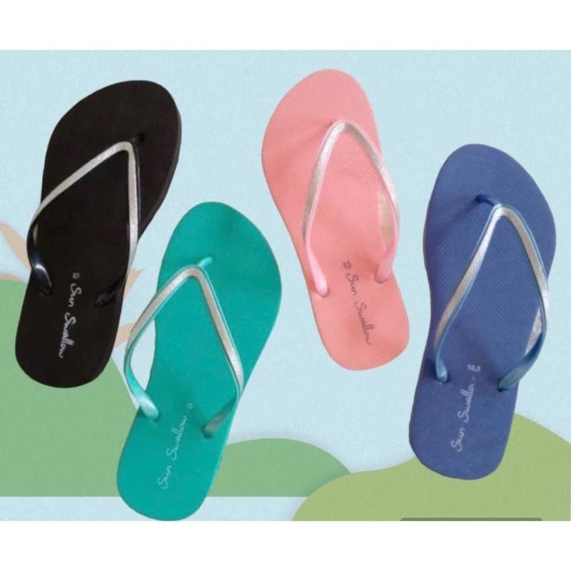SANDAL WANITA SUN SWALLOW CRYSTAL ORIGINAL