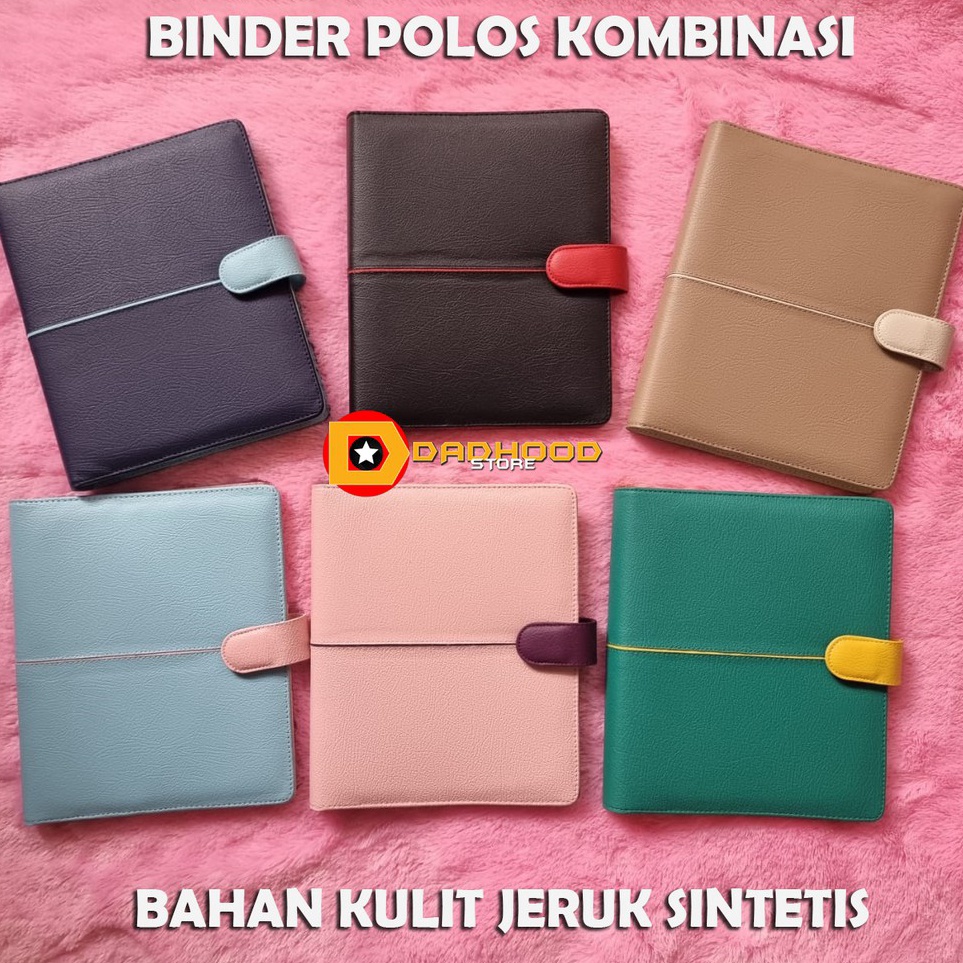 

BINDER POLOS KOMBINASI WARNA LUAR DALAM A5 B5