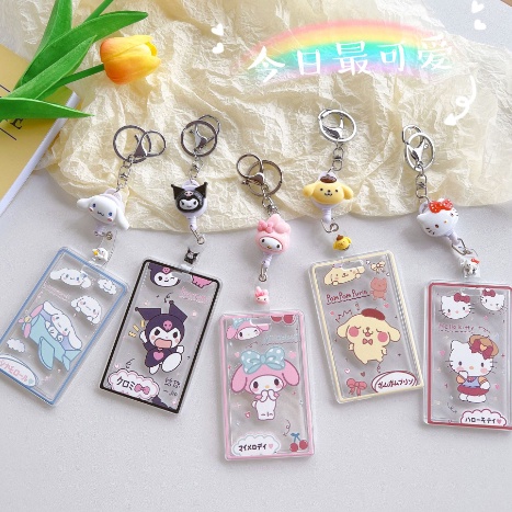 

PC Holder Acrylic Card Holder Akrilik Lanyard Acrylic Tarik Sanrio