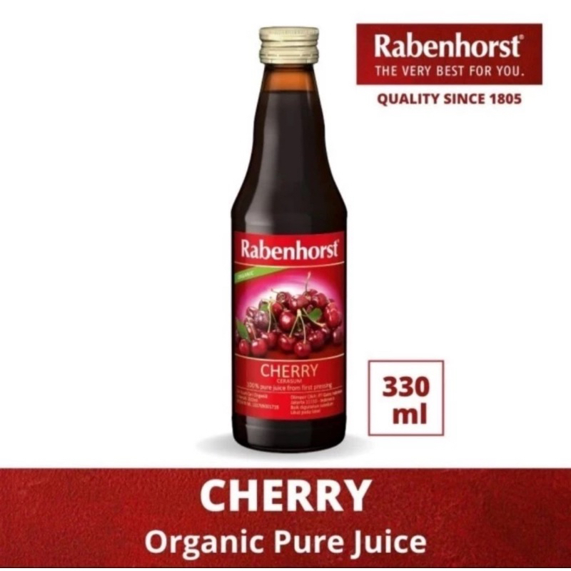 

Rabenhorst Organic Cherry Pure Juice 330 mL