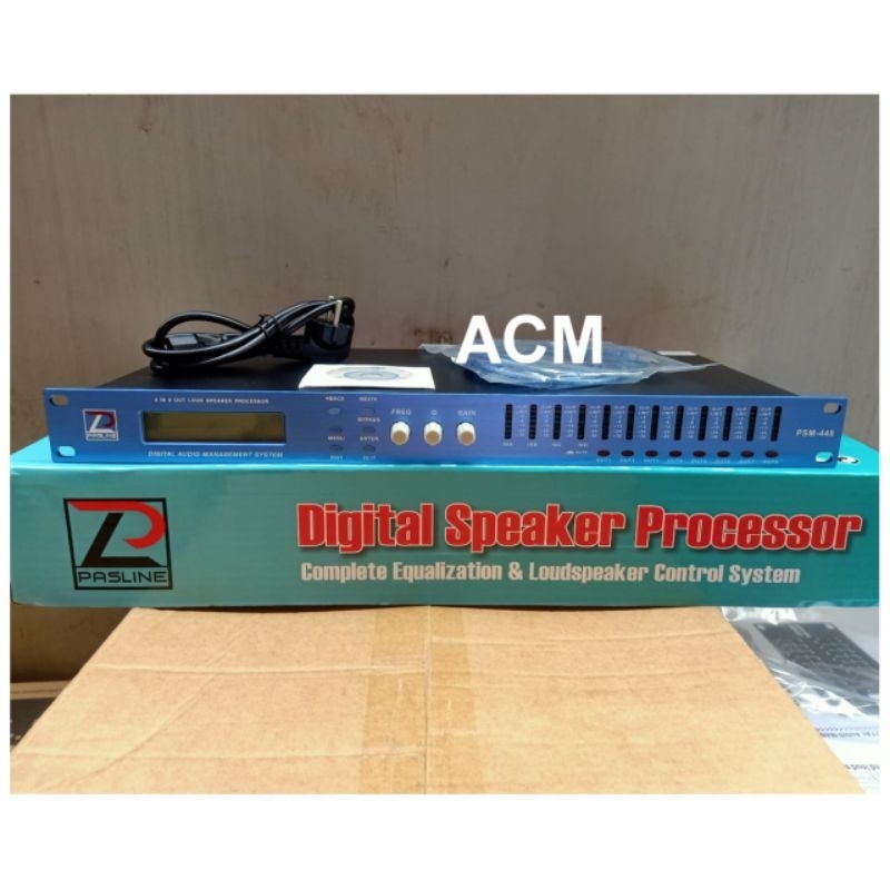 SPEAKER MANAGEMENT PASLINE PSM-448 ORIGINAL 4 IN 8 OUT DLMS PASLINE PSM448 PSM 448
