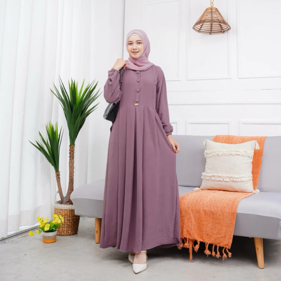 Amira Dress Gamis Crincle Premium