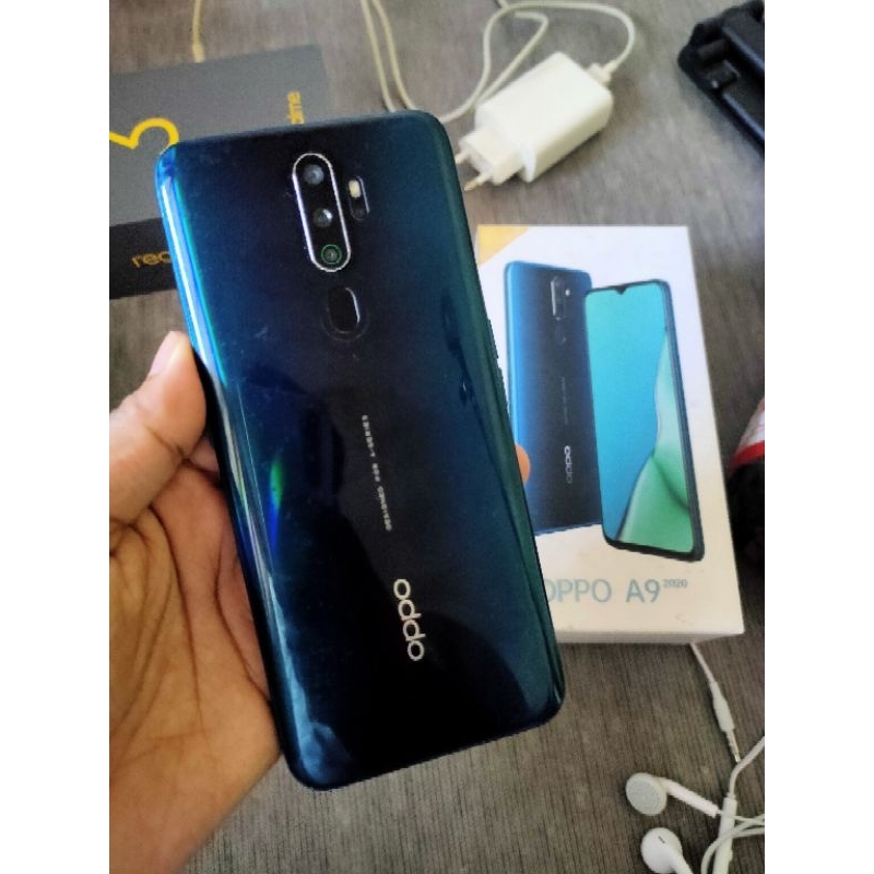 OPPO A9 2020 BEKAS RAM 8/128 LENGKAP