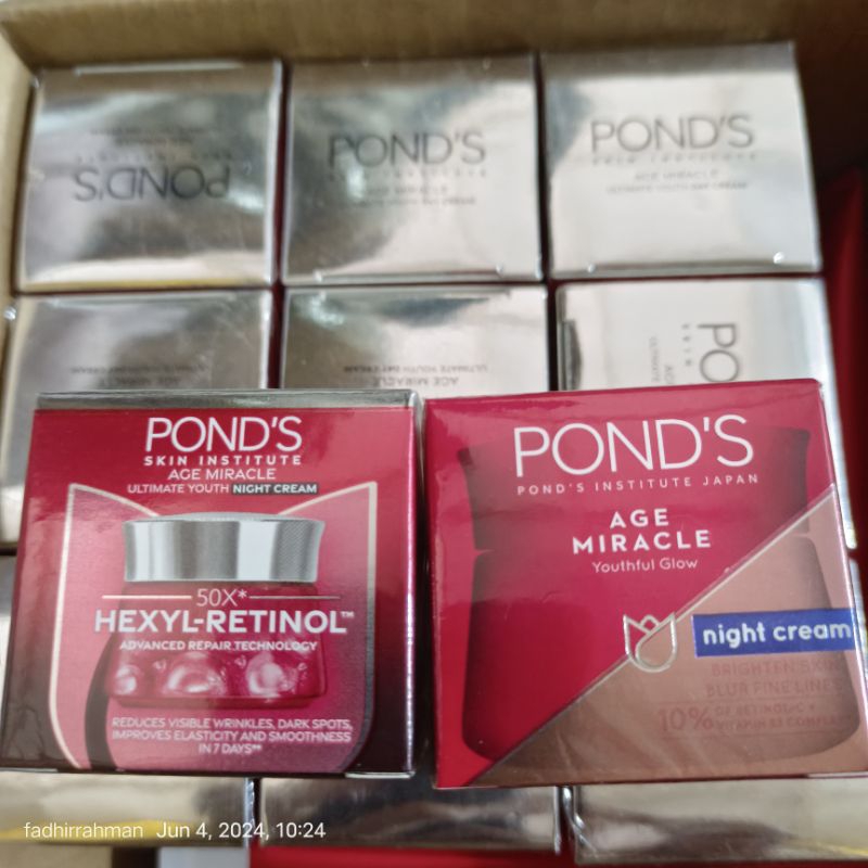 ponds age miracle night cream