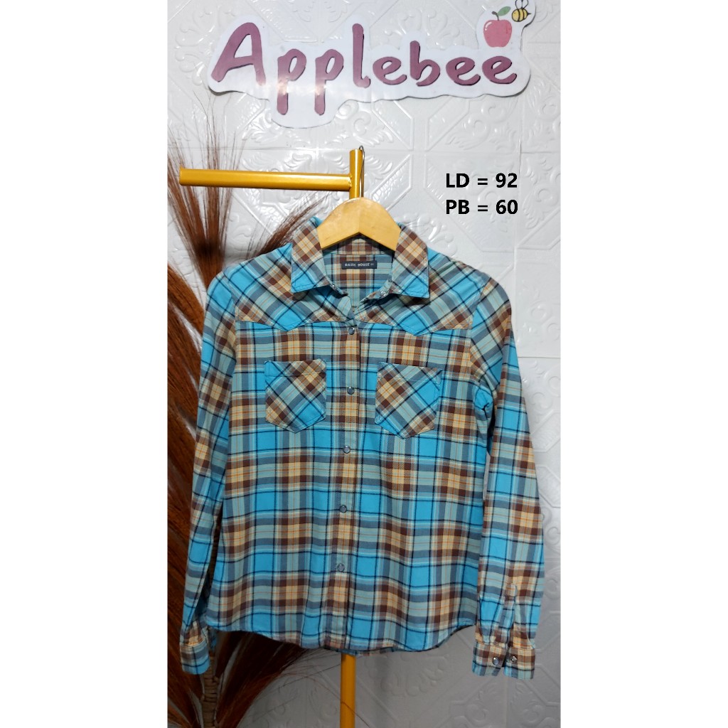 Kemeja Kotak Flannel Basic House