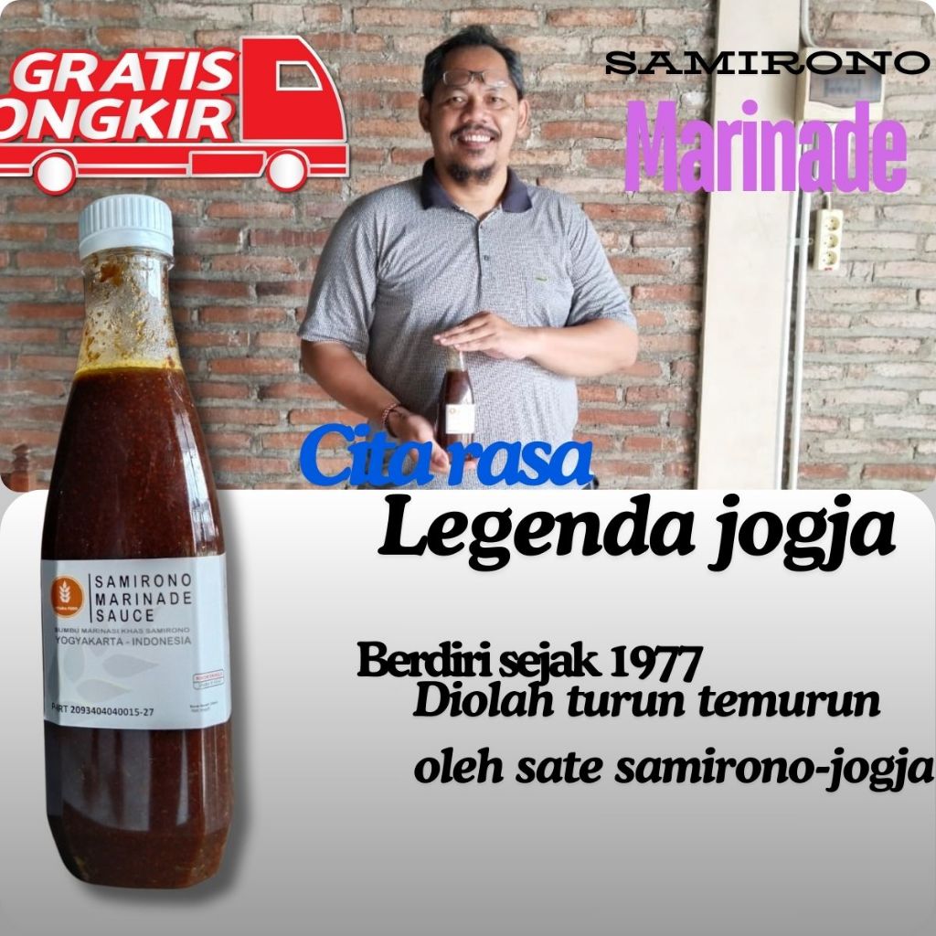 

bumbu oles ayam bakar/bumbu ayam marinasi kampung /Marinasi Taichan Vitaria Food - Samirono 500 ml