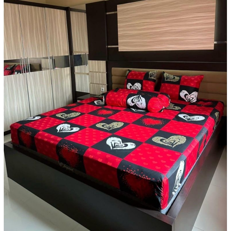 Sprei Katun Lovely Heart