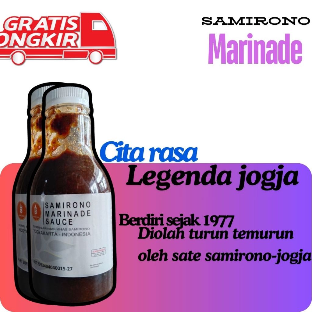 

Bumbu Bakar Serbaguna/Bumbu Sate Bakar/Bumbu Oles angkringan Vitaria Food - Samirono 230 ml -COD