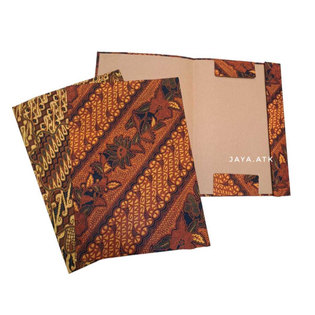 MAP BATIK KAIN FOLIO F4 MAP ARSIP DOKUMEN