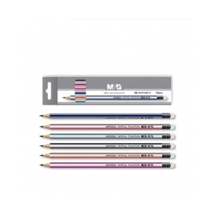 

M&G AWP30914 Pensil Kayu 2B Plus Penghapus