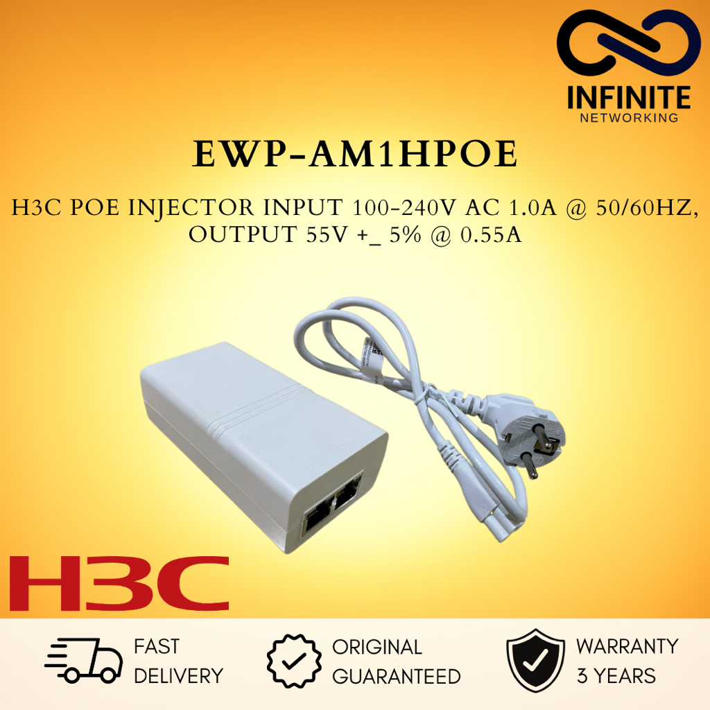 H3C EWP-AM1HPOE ACCESS POINT POE ADAPTOR POE INJECTOR
