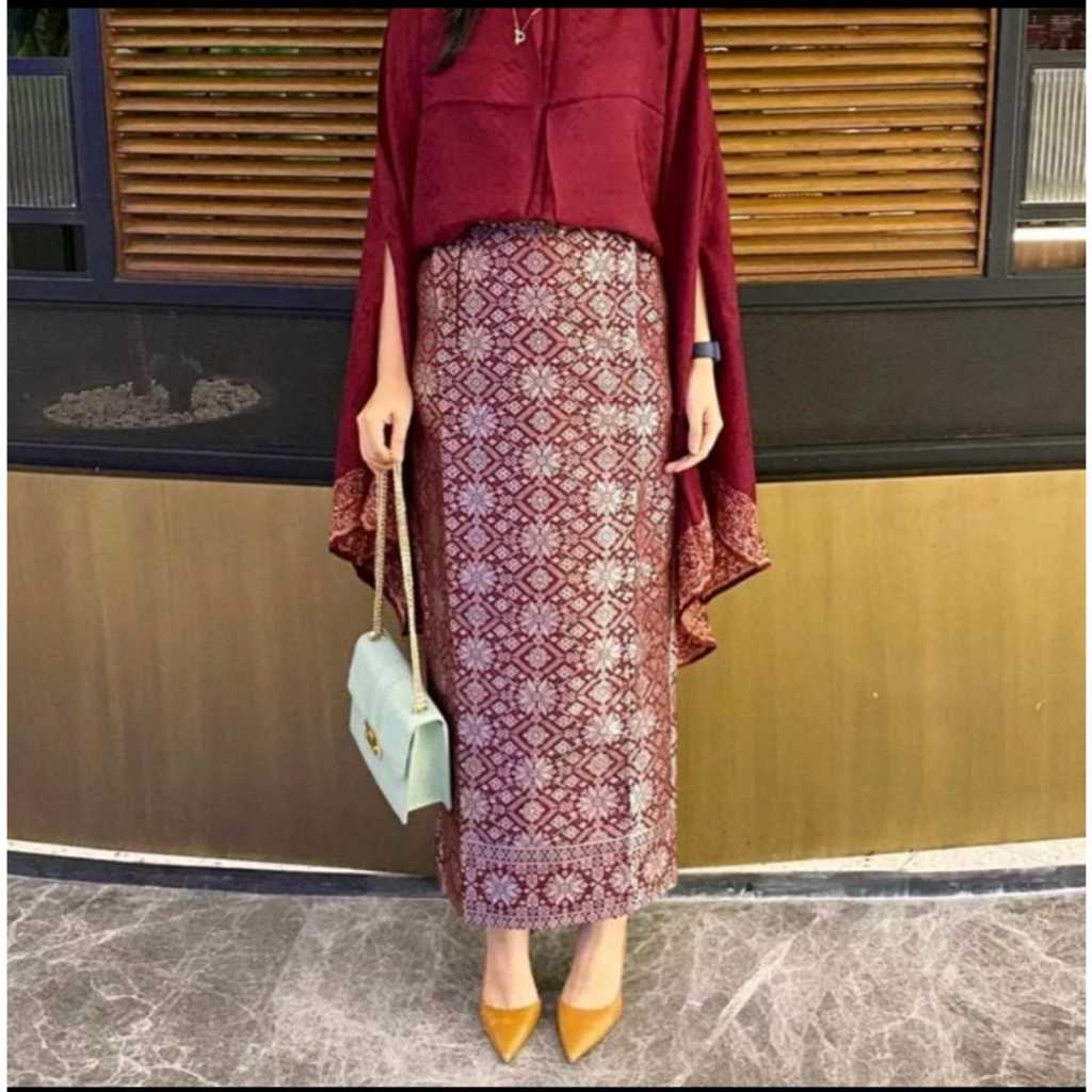 TERLARIS ROK LILIT SONGKET PALEMBANG - Rok Lilit Songket Palembang Asli//Rok Songket Palembang Asli
