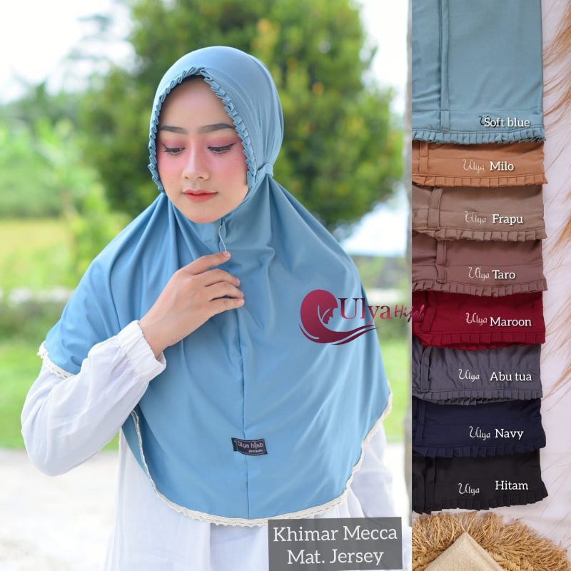Aelsafa Hijab JILBAB JERSEY | Khimar Mecca by Ulya Hijab