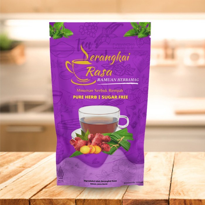 

[ POUCH UNGU ] Teh Rempah Serangkai Rasa HerbaMaag | JSR | Maag Gerd
