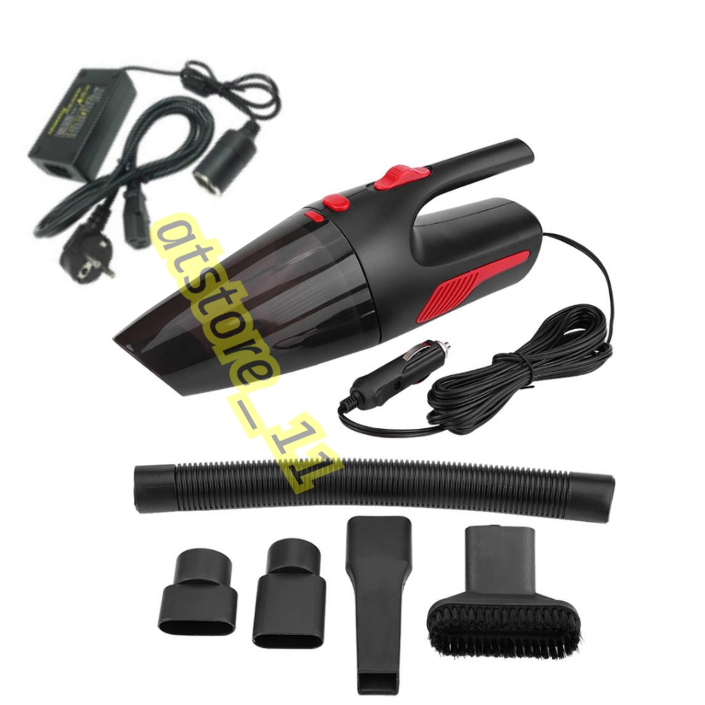 (SATU PAKET VACUUM + ADAPTOR )PENYEDOT DEBU MOBIL,RUMAH/VACUM VACUUM CLEANER PENYEDOT DEBU MOBIL 12V