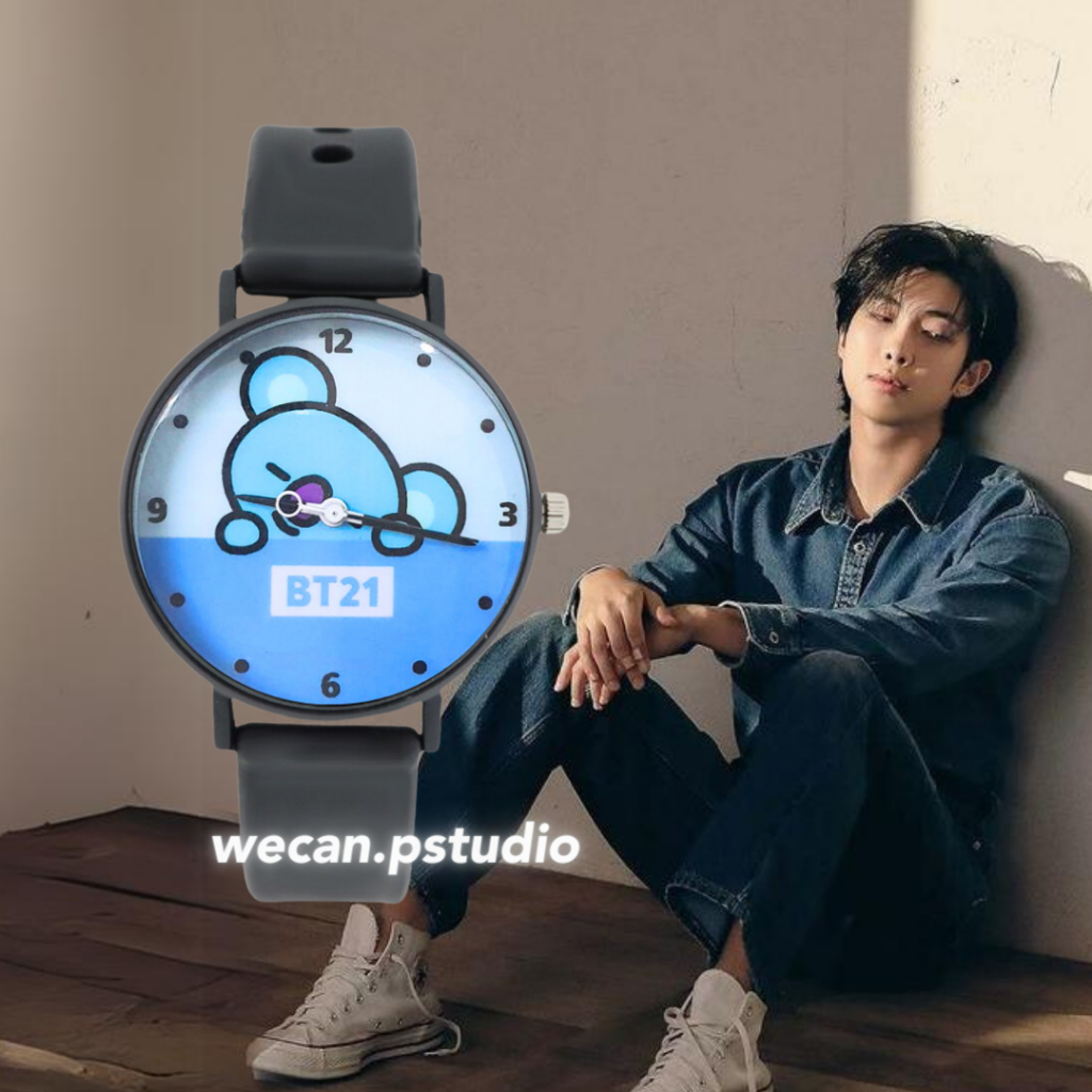 Jam Tangan Anak Perempuan Tali Karet BT21 - KOYA