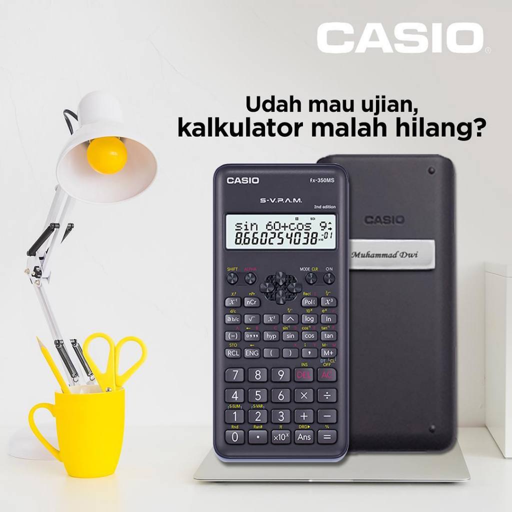 

Kalkulator Casio FX-350MS 2nd Edition - 240 Fungsi