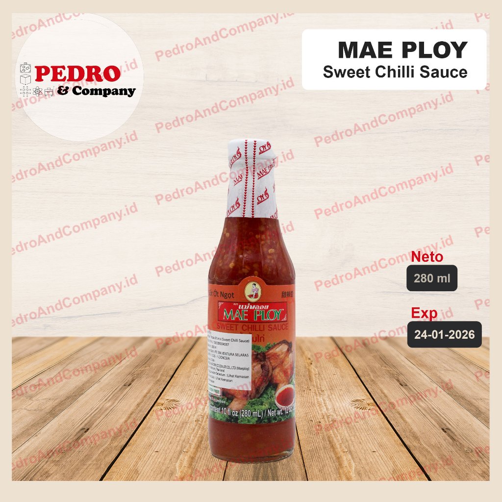 

Mae Ploy sweet chilli sauce saus 350 gram sauce pedas manis thailand