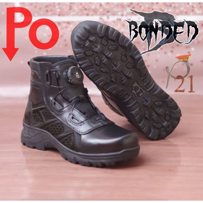 ART W69G P21 Bonded Sepatu PDH PDL Lantas Polri