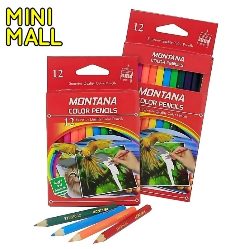 

Pensil Warna Montana 12pcs A116 Colors Pencil Montana Pendek