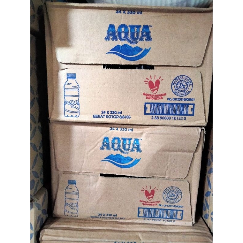 

Aqua botol 330 ml dus isi 24 botol