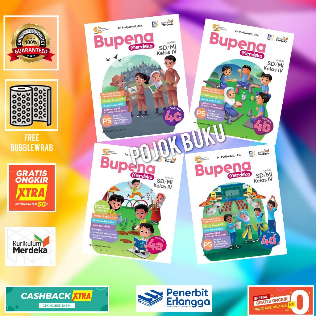 

BUKU BUPENA MERDEKA SD/MI KELAS 4A 4B 4C 4D ERLANGGA